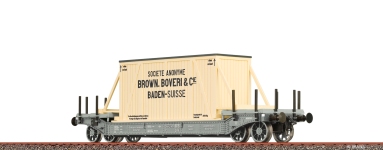  47915 - H0 - Tiefladewagen Brown Boveri & Cie, SBB, Ep. II